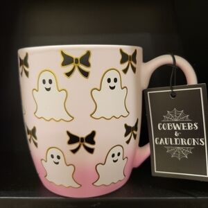 GIRL GHOST PINK OMBRE BOWS